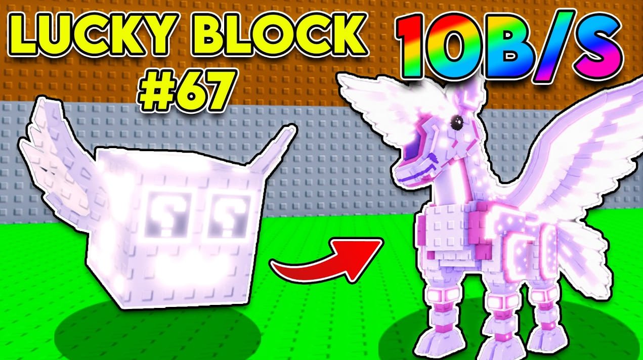 Lucky Block de Cristal en Roba un Brainrot